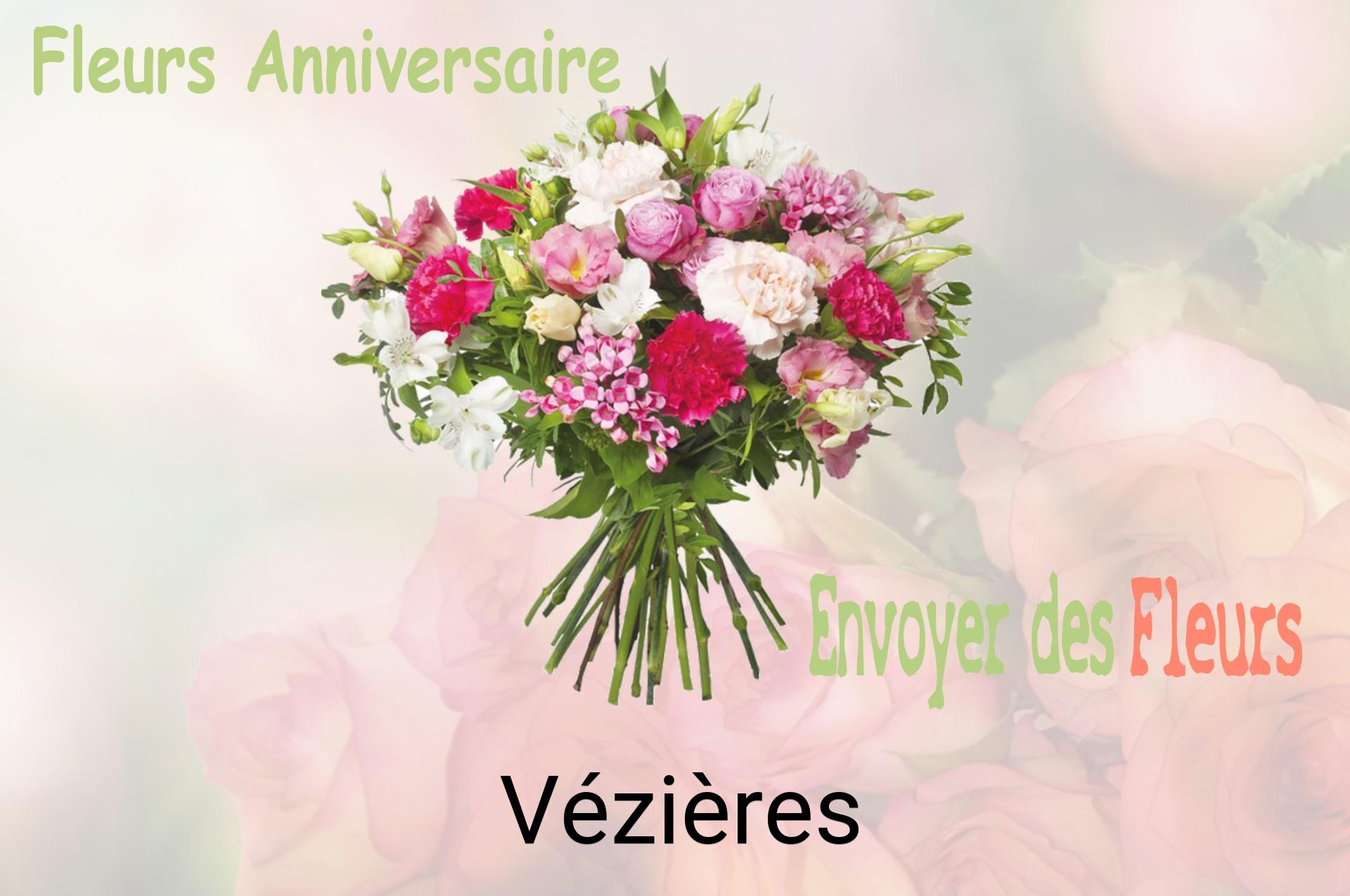 Bouquet de fleurs d’anniversaire livré à Vézières