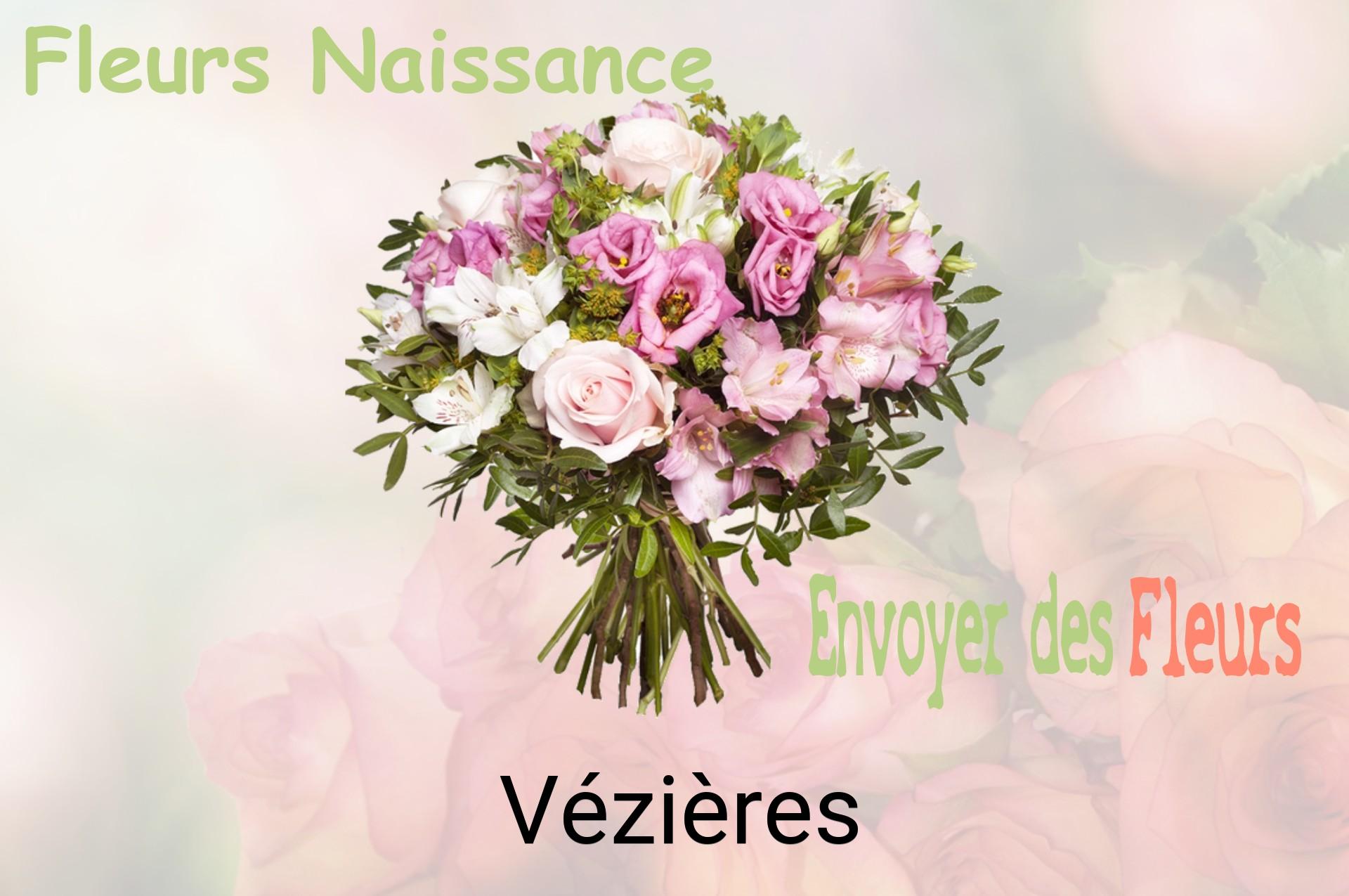 Bouquet de fleurs de naissance livré à Vézières